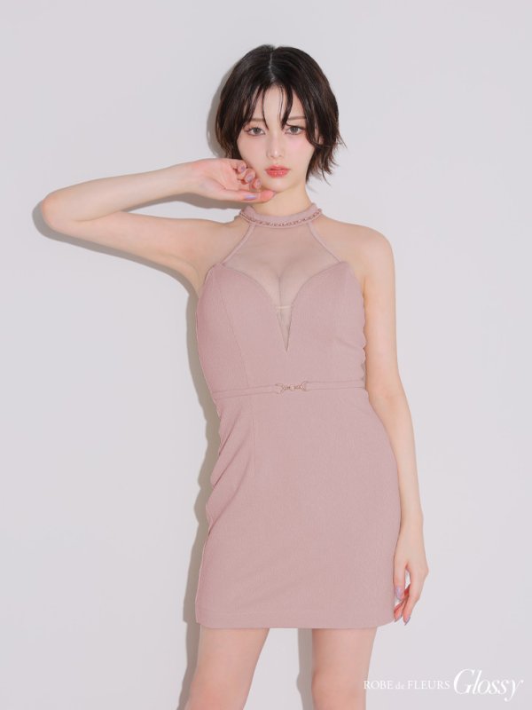 ピンク　モデル：りこ　身長：156cm　着用サイズ：Sサイズ