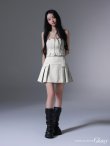 ホワイト モデル：まおちゃる　身長：158cm　着用サイズ：Sサイズ