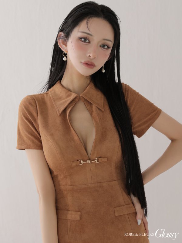 キャメル モデル：まおちゃる　身長：158cm　着用サイズ：Sサイズ