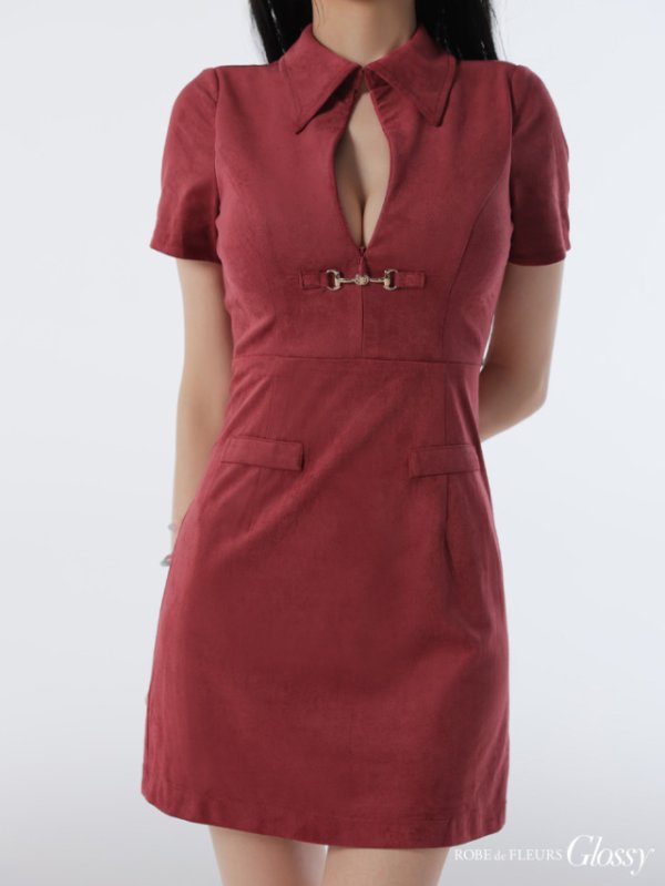 ピンク モデル：まおちゃる　身長：158cm　着用サイズ：Sサイズ