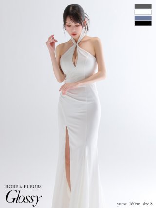 robe de fleurs glossy ドレス　M グレー　エンジェルアール robe de fleurs glossy M ドレスエンジェルアール