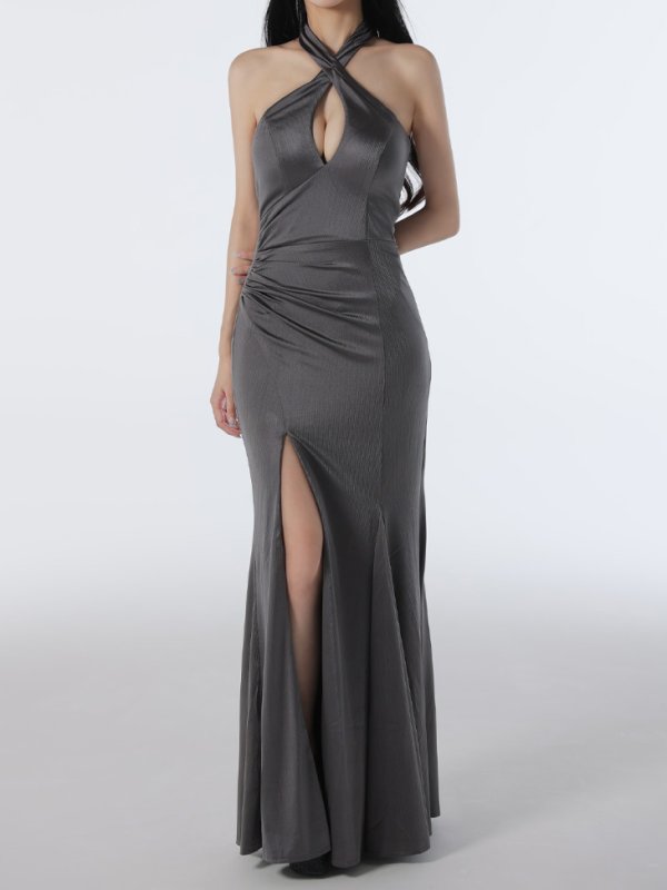 グレー モデル：まおちゃる　身長：158cm　着用サイズ：Sサイズ