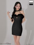 ブラック　モデル：まおちゃる　身長：158cm　着用サイズ：Sサイズ