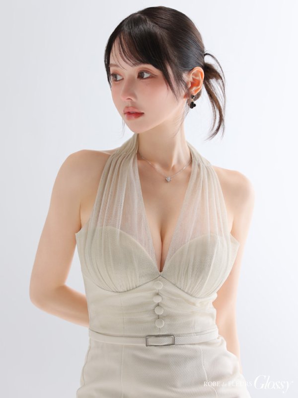 アイボリー　モデル：ゆめ　身長：160cm　着用サイズ：Sサイズ