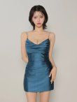 ブルー　モデル：りの　身長：157cm　着用サイズ：Sサイズ