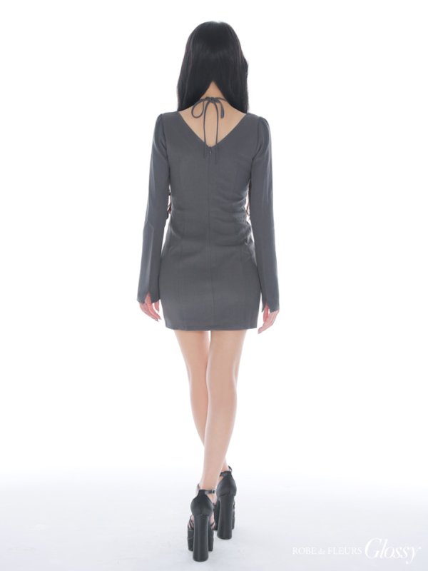 グレー モデル：まおちゃる　身長：158cm　着用サイズ：Sサイズ