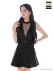 ブラック モデル：まおちゃる　身長：158cm　着用サイズ：Sサイズ