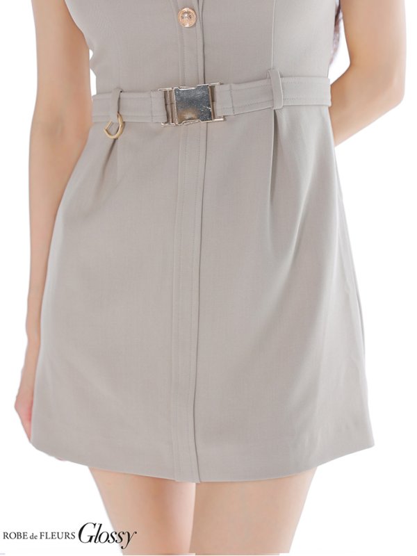 グレージュ　モデル：まおちゃる　身長：158cm　着用サイズ：Sサイズ