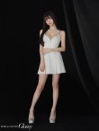 ホワイト　モデル：あすか　身長：170cm　着用サイズ：Sサイズ