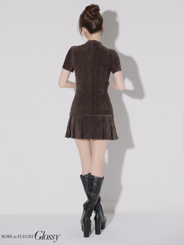 ブラウン モデル：ゆめ　身長：160cm　着用サイズ：Sサイズ