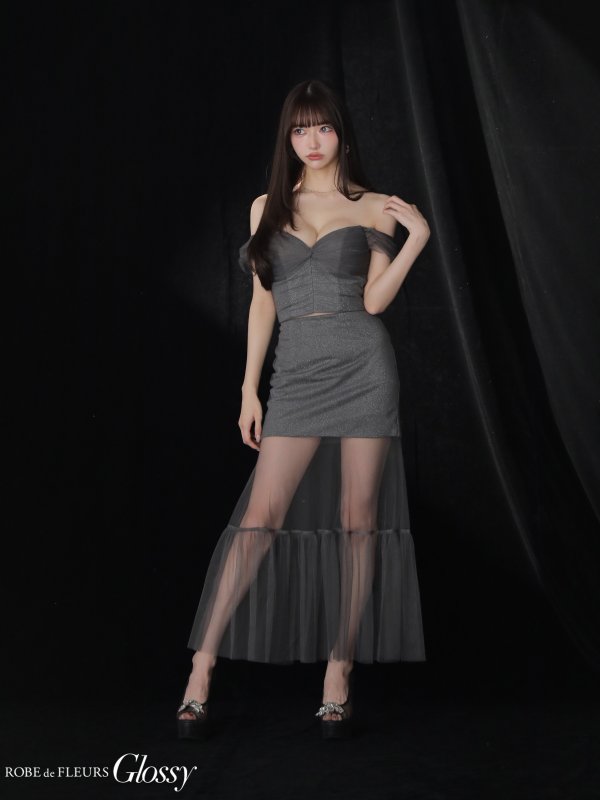 グレー　モデル：あすか　身長：170cm　着用サイズ：Sサイズ