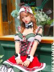 画像1: 【即日発送】【クリスマスコスプレ7点セット】【Malymoon/マリームーン】ドットチェックサンタクロース【フリーサイズ/1カラー】[OF03] (1)