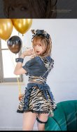 画像4: 【即日発送】鬼メイドコスチューム【マリームーン】【コスプレ9点セット】【フリーサイズ/1カラー】[YMT] (4)