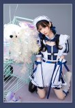 画像15: 【即日発送】アクセントラインハーネスジャージメイド【マリームーン】【ハロウィンコスプレ6点セット】【フリーサイズ/3カラー】[YMT] (15)