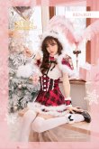 画像12: 【即日発送】【クリスマスコスプレ7点セット】【Malymoon/マリームーン】レースアップ猫耳チェックサンタ【フリーサイズ/1カラー】[HC03] (12)