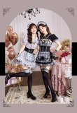 画像15: 【即日発送】ゴシックチェックメイドドレス【マリームーン】【ハロウィンコスプレ6点セット】【フリーサイズ/2カラー】[YMT] (15)
