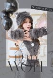 グレー　モデル身長：166cm　着用サイズ：Fサイズ