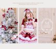 画像6: 【クリスマスコスプレ11点セット】【Malymoon/マリームーン】ホワイトヴェールチェックサンタ【2サイズ/1カラー】【予約/12月上旬発送予定】[HC03] (6)