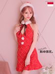 画像1: 【即日発送】【Anier ROBE./アニエルローブ】【ROBE de FLEURS/ローブドフルール】ジップ/サンタ/クリスマス/セットアップ/ ミニドレス/ キャバドレス (1)