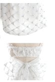 画像13: XSサイズあり【Anier ROBE./アニエルローブ】【ROBE de FLEURS/ローブドフルール】スパンコール付きレース/  キャミソール/ バックカットアウト/ リボン/ 台形スカート/ ミニドレス/ キャバドレス[OF2] (13)