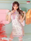 画像1: 【即日発送】XSサイズあり 【Anier ROBE./アニエルローブ】【ROBE de FLEURS/ローブドフルール】刺繍レース/ パールチェーン/ コスプレ/ チャイナドレス/ ミニドレス/ キャバドレス[OF2] (1)
