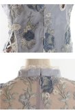 画像15: 【即日発送】XSサイズあり 【Anier ROBE./アニエルローブ】【ROBE de FLEURS/ローブドフルール】パステル刺繍レース/ パール/ コスプレ/ チャイナドレス/ ミニドレス/ キャバドレス[ヘッドアクセ付き][OF2] (15)
