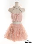 画像9: 【即日発送】XSサイズあり 【Anier ROBE./アニエルローブ】【ROBE de FLEURS/ローブドフルール】ビジュー/ ツーピース/ バニー/ コスプレ/ ミニドレス/ キャバドレス[カチューシャ付き][OF2] (9)