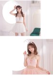 画像3: 【即日発送】XSサイズあり 【Anier ROBE./アニエルローブ】【ROBE de FLEURS/ローブドフルール】ビジュー/ ツーピース/ バニー/ コスプレ/ ミニドレス/ キャバドレス[カチューシャ付き][OF2] (3)