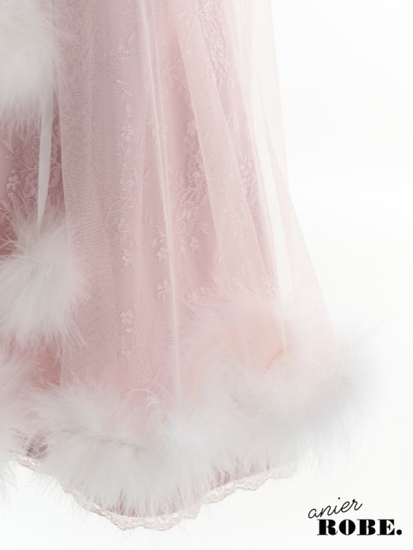 画像11: 【ノベルティ対象】XSサイズあり【ANIER./アニエル】【ROBE de FLEURS/ローブドフルール】ランジェリー/ フェアリーチュール/ Aライン/ サンタ/ クリスマス/ ミニドレス/ キャバドレス[帽子付き・胸元のファー取り外し可能][YMT] (11)