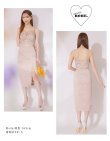 画像20: 【Anier ROBE./アニエルローブ】【ROBE de FLEURS/ローブドフルール】フラワーレース/ チェーン/ キャミソール/ ビジュー/ ミディアム丈/ セットアップ/ 2ピース/ ミディアムドレス/ キャバドレス[OF2] (20)