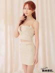 画像40: XSサイズあり【Anier ROBE./アニエルローブ】【ROBE de FLEURS/ローブドフルール】チェーン/ フェティッシュ/ セットアップ/ 2ピース/ キャミソール/ タイト/ ミニドレス/ キャバドレス[OF2] (40)