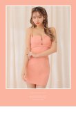 画像17: XSサイズあり【Anier ROBE./アニエルローブ】【ROBE de FLEURS/ローブドフルール】チェーン/ フェティッシュ/ セットアップ/ 2ピース/ キャミソール/ タイト/ ミニドレス/ キャバドレス[OF2] (17)