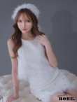 画像6: XSサイズあり【Anier ROBE./アニエルローブ】【ROBE de FLEURS/ローブドフルール】 Luxury simple set up Santa/ シンプル/ ツイード/ ノースリーブ/ セットアップ/ サンタ/ ミニドレス/ キャバドレス [ファー取り外し可能・帽子付］[OF2] (6)