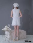 画像8: XSサイズあり【Anier ROBE./アニエルローブ】【ROBE de FLEURS/ローブドフルール】 Luxury simple set up Santa/ シンプル/ ツイード/ ノースリーブ/ セットアップ/ サンタ/ ミニドレス/ キャバドレス [ファー取り外し可能・帽子付］[OF2] (8)