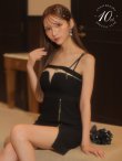 画像8: 10th SPECIAL COLLECTION【XSサイズあり】【ROBE de FLEURS/ローブドフルール】Simply Blend xoxo Dress/ キャミソール/ 切替/ ジップデザイン/ タイト/ ミニドレス/ キャバドレス[OF2] (8)