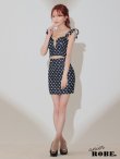 画像6: XSサイズあり【Anier ROBE./アニエルローブ】【ROBE de FLEURS/ローブドフルール】dot bust cut frill setup dress/ セットアップ/ 2ピース/ ノースリーブ/ ドット/ シアー/ ミニドレス/ キャバドレス (6)