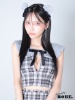 画像9: XSサイズあり【Anier ROBE./アニエルローブ】【ROBE de FLEURS/ローブドフルール】Fluffy cute check bear setup mini dress/ セットアップ/ 2ピース/ キャミソール/ ファー/ フレア/ ミニドレス/ キャバドレス[OF2] (9)