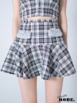 画像14: XSサイズあり【Anier ROBE./アニエルローブ】【ROBE de FLEURS/ローブドフルール】Fluffy cute check bear setup mini dress/ セットアップ/ 2ピース/ キャミソール/ ファー/ フレア/ ミニドレス/ キャバドレス[OF2] (14)