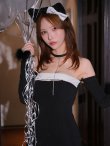 画像10: 【予約商品/10月上旬発送予定】XSサイズあり【ANIER./アニエル】【ROBE de FLEURS/ローブドフルール】Bear armwarmer cat halloween dress/ キャット/ コスプレ/ ミニドレス/ キャバドレス[OF02] (10)