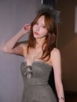 画像8: XSサイズあり【ANIER./アニエル】【ROBE de FLEURS/ローブドフルール】Sparkly ribbons voluminous fur cat ears halloween dress/ キャット/ コスプレ/ ミニドレス/ キャバドレス[OF02] (8)