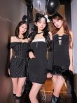 画像13: XSサイズあり【ANIER./アニエル】【ROBE de FLEURS/ローブドフルール】Sparkly ribbons voluminous fur cat ears halloween dress/ キャット/ コスプレ/ ミニドレス/ キャバドレス[OF02] (13)