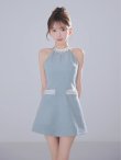 ブルー　モデル：はな　身長：159cm　着用サイズ：Sサイズ