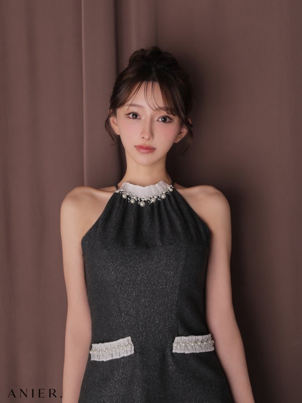 グレー　モデル：はな　身長：159cm　着用サイズ：Sサイズ