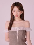 ブラウン　モデル：はな　身長：159cm　着用サイズ：Sサイズ