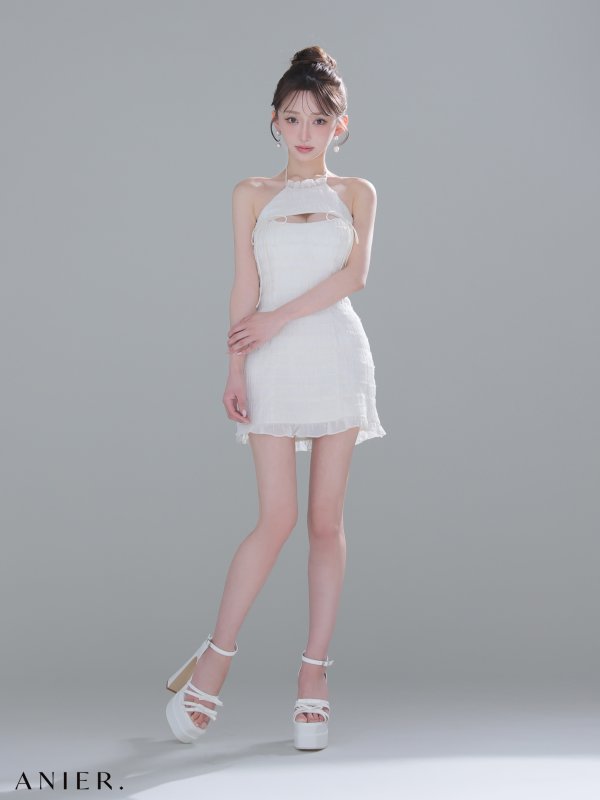 アイボリー　モデル：はな　身長：159cm　着用サイズ：Sサイズ