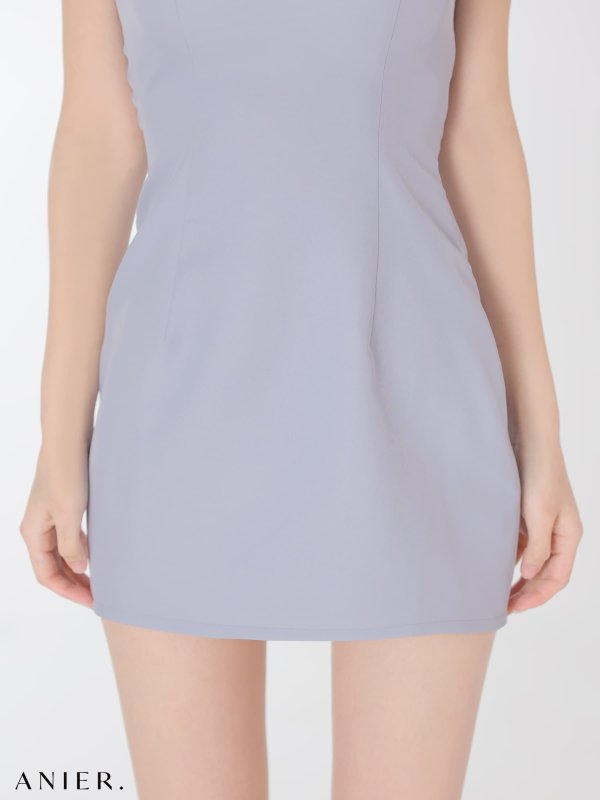 ブルーグレー　モデル：まりん　身長：164cm　着用サイズ：Sサイズ