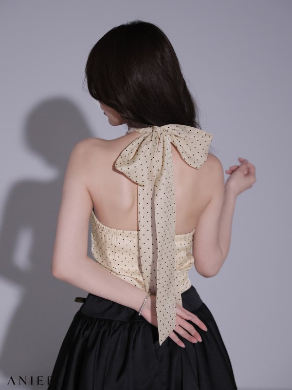 アイボリーxブラック モデル：ももか　身長：156cm　着用サイズ：Sサイズ