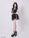 ブラック モデル：ねお　身長：160cm　着用サイズ：Sサイズ