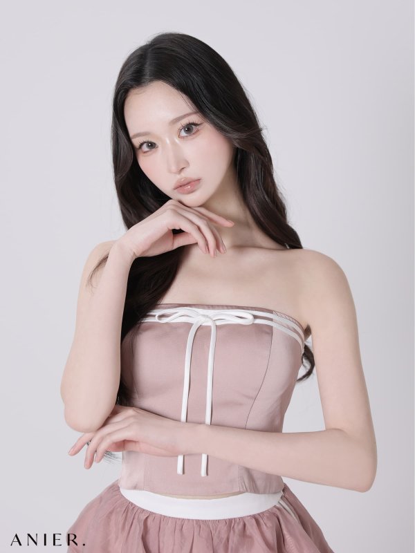 ピンク モデル：ねお　身長：160cm　着用サイズ：Sサイズ