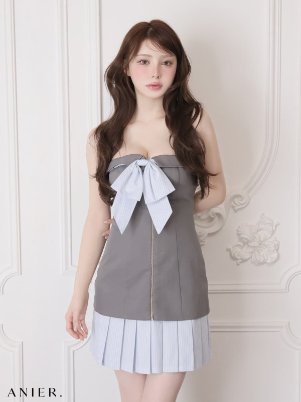 グレー　モデル：ももか　身長：156cm　着用サイズ：Sサイズ